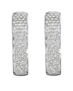 Fine Jewelry 18K 1.54 Ct. Tw. Diamond Earrings Women