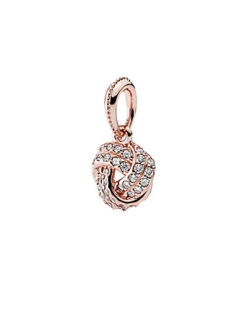 Pandora Rose CZ Sparkling Love Knot Pendant Women