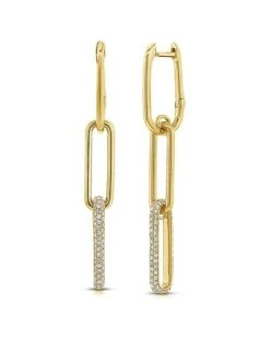 14K 0.51 Ct. Tw. Diamond Link Earrings Women