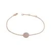 14K Rose Gold 0.26 Ct. Tw. Diamond Circle Bracelet Women -Women's Fashion General Store 6030091931 RLLD 1