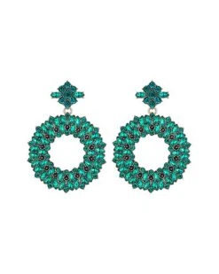 Rystal Loop Drop Earrings Women