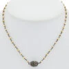 Silver Pyrite & Crystal Necklace Women -Women's Fashion General Store 6030192956 RLLD 1