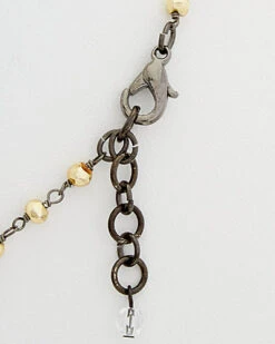 Silver Pyrite & Crystal Necklace Women -Women's Fashion General Store 6030192956 RLLD 3