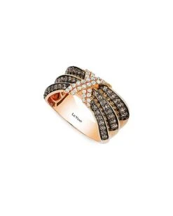 Chocolatier 14K Rose Gold 0.80 Ct. Tw. Diamond Ring Women