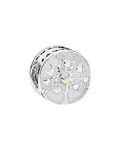 Pandora 14K & Silver Enamel Tree Of Hearts Charm Women