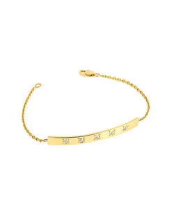 14K 0.25 Ct. Tw. Diamond Bracelet Women