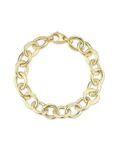 And Madison 14K Over Silver Link Bracelet Women