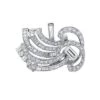 Fine Jewelry White Gold 5.15 Ct. Tw. Diamond Brooch Women -Women's Fashion General Store 6030409621 RLLD 1
