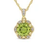 14K 1.58 Ct. Tw. Diamond Peridot Pendant Necklace Women -Women's Fashion General Store 6030433256 RLLD 1