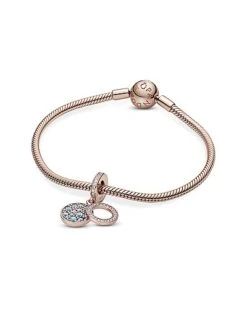 Pandora Moments 14K Rose Gold Plated CZ Circle Charm Women -Women's Fashion General Store 6030529053 RLLD 5