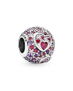 Pandora Moments Silver Heart Charm Women