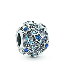 Pandora Moments Silver Gemstone Star Charm Women