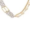 18K Two-Tone Plated Link Necklace Women -Women's Fashion General Store 6030542351 RLLD 1