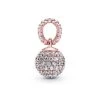 Pandora Signature 14K Rose Gold Plated CZ Rose Pendant Women -Women's Fashion General Store 6030565175 RLLD 1