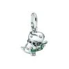 Pandora Moments Silver Punk Dinosaur Charm Women