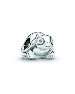 Pandora Moments Silver CZ Turtle Charm Women