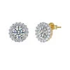 18K Over Silver CZ Drop Earrings Women -Women's Fashion General Store 6030596605 RLLD 1