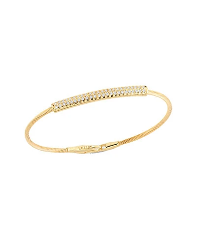 14K 0.39 Ct. Tw. Diamond Wire Bracelet Women 4 14K 0.39 Ct. Tw. Diamond Wire Bracelet Women - Image 2