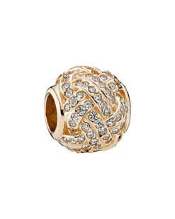 Pandora 14K CZ Sparkling Love Knot Charm Women
