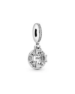 Pandora You Melt My Heart Silver CZ Dangle Charm Women