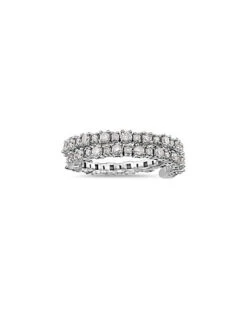 14K 0.97 Ct. Tw. Diamond Double Wrap Ring Women