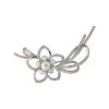 Rhodium Plated Silver 4.5-8.5mm Pearl & CZ Brooch Women 2 Rhodium Plated Silver 4.5-8.5mm Pearl & CZ Brooch Women -Women's Fashion General Store 6030644270 RLLD 1