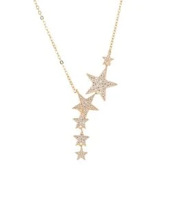 Os Angeles The Luxe Collection Silver CZ Minoo Necklace Women