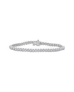 14K 3.08 Ct. Tw. Diamond Bracelet Women