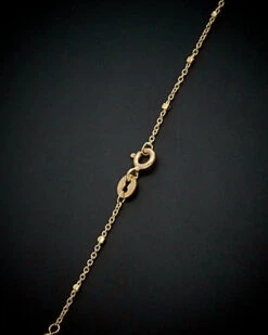 14K Italian Gold Bead Station Necklace Women -Women's Fashion General Store 6040954216 RLLD 3